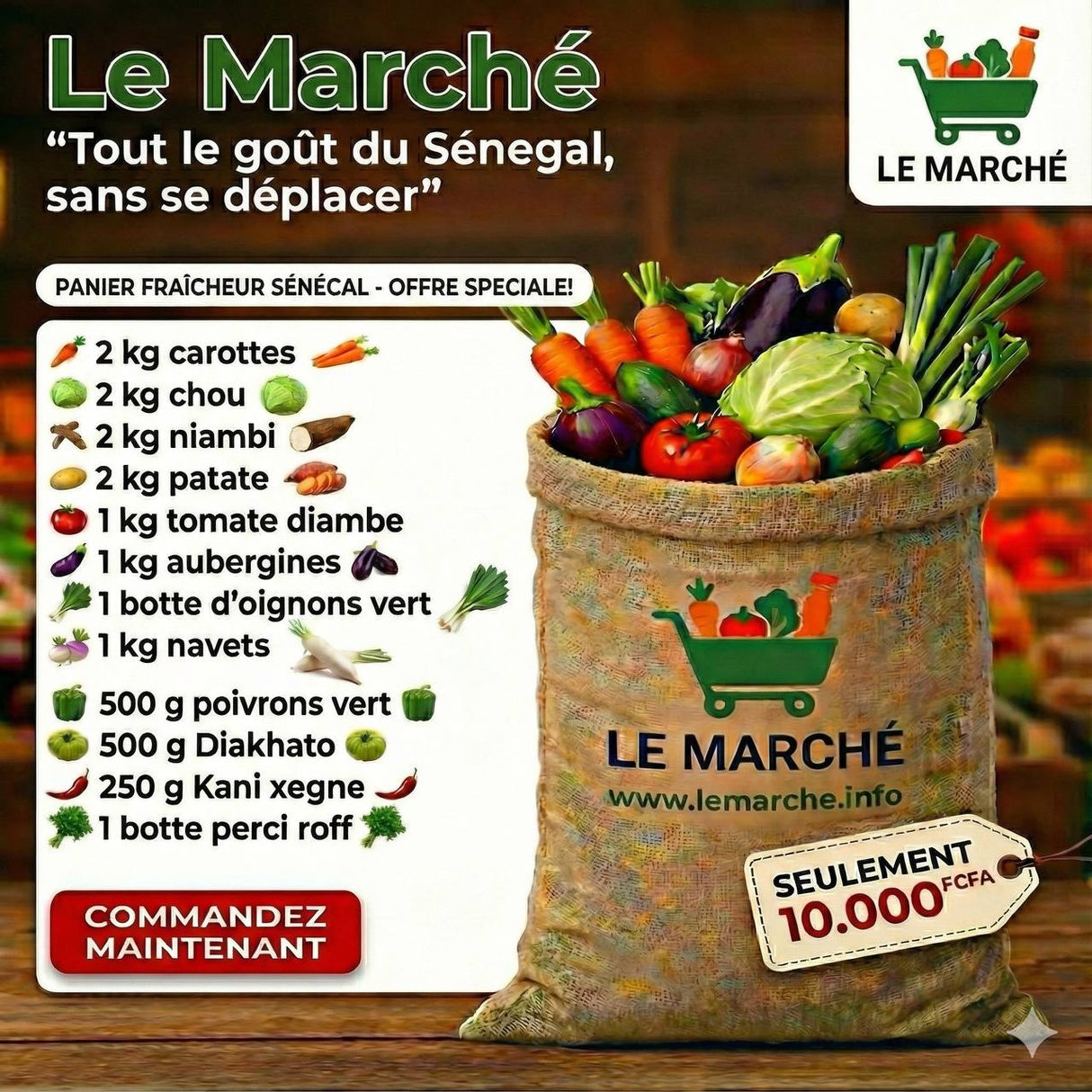 Pack Légumes
