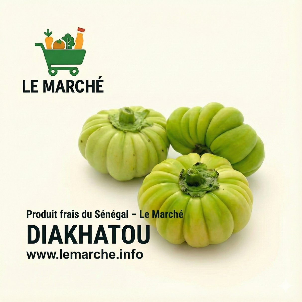Diakhatou – Aubergine africaine fraîche